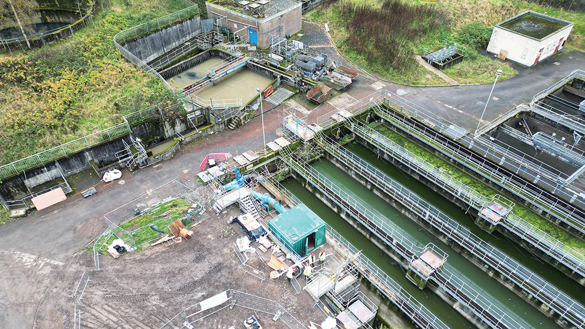 Above-ground aeration lanes - Courtesy of Scottish Water Horizons