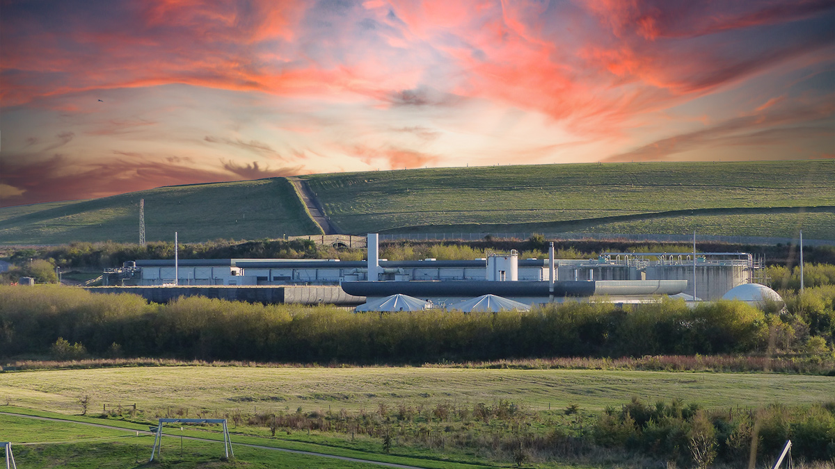 Nigg WwTW and the STC – Courtesy of Evergreen Water Solutions