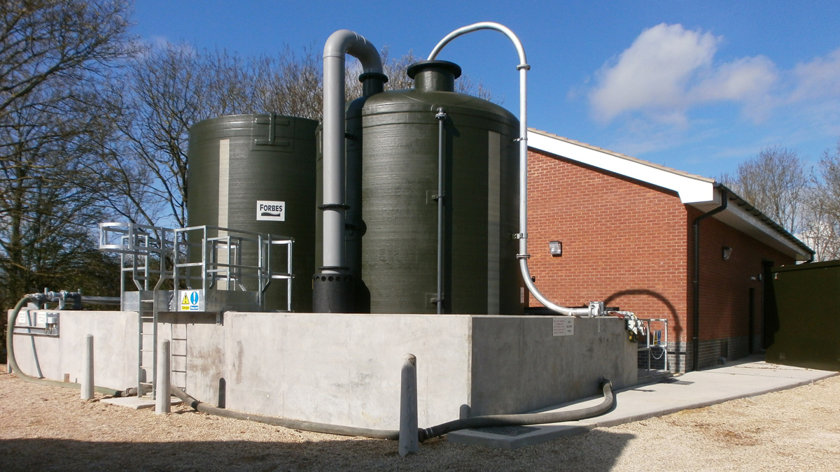 Babraham salt saturator & waste tank - Courtesy of Mouchel