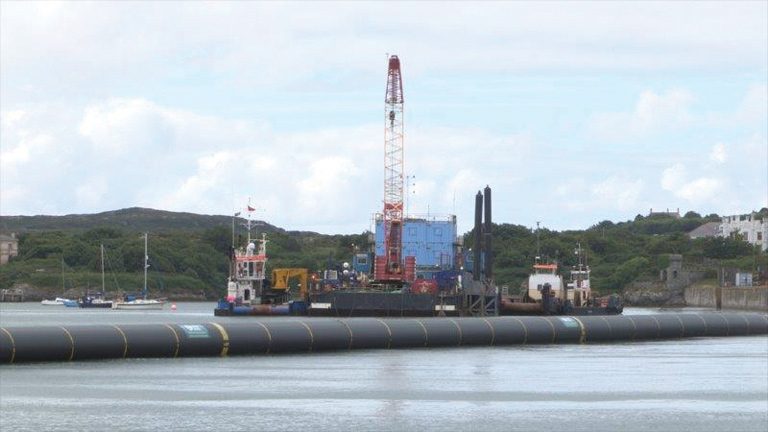 Vessels at Holyhead - Courtesy of Land & Marine