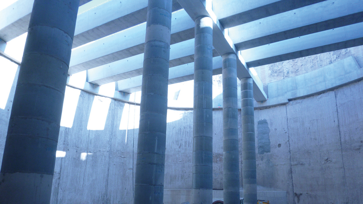 Roof structure - Courtesy of Donaldson Associates