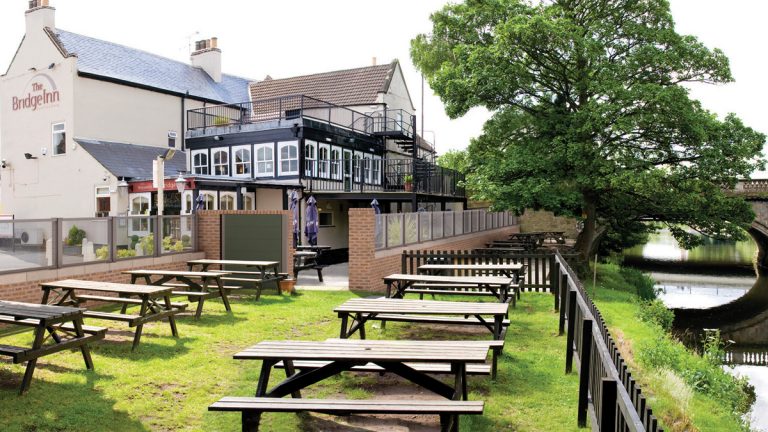 Proposed defences at the Bridge Inn (now the Waterside Inn) by St Mary’s Bridge - Courtesy of GBV