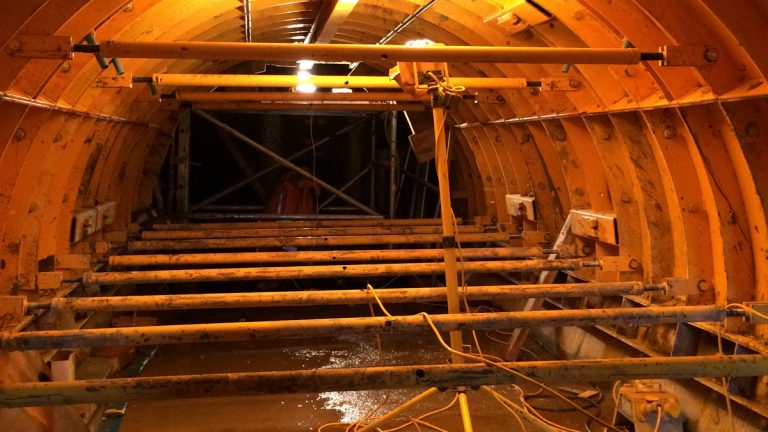 Tunnel lining formwork - Courtesy of Arup
