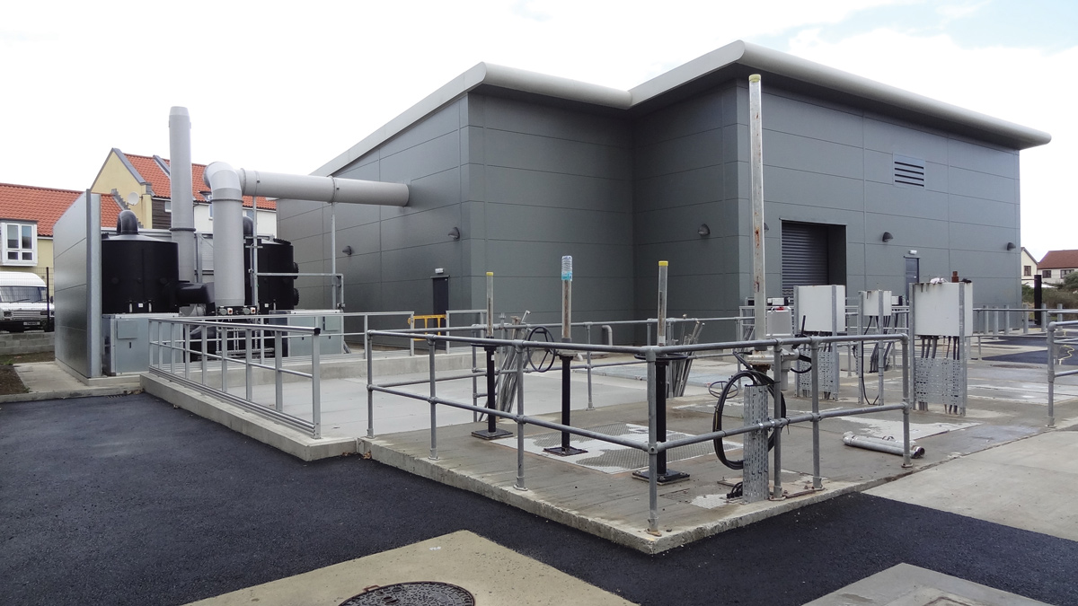 Belle Greve Inlet Works - Courtesy of Guernsey Water