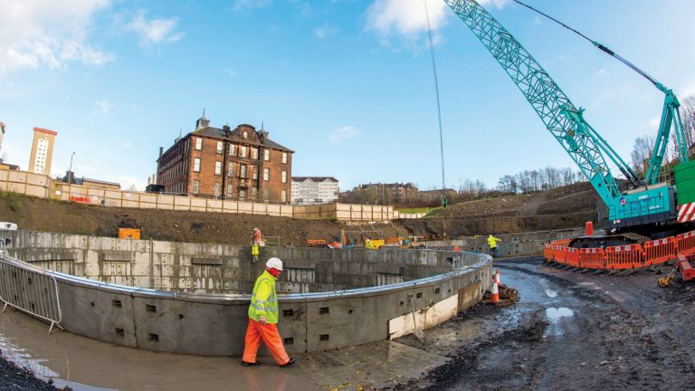 Construction in close proximity to Elmvale Primary School - Courtesy of SNS