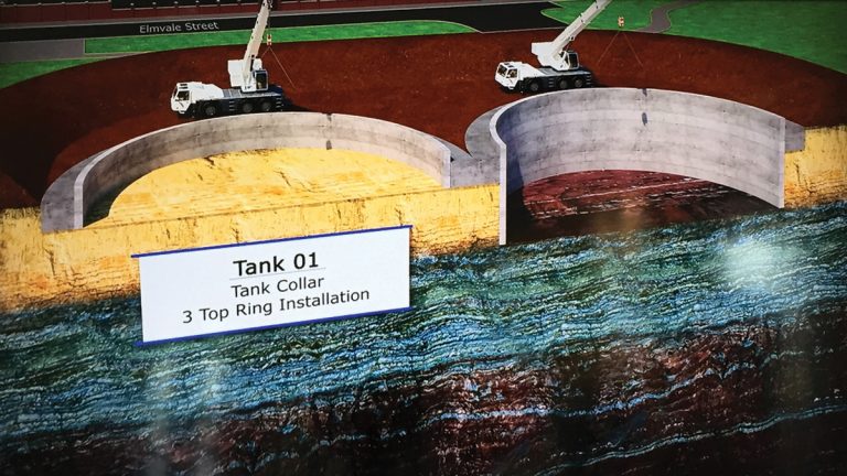 Tank and VacFlush construction sequence 1/4 - Courtesy of Solius