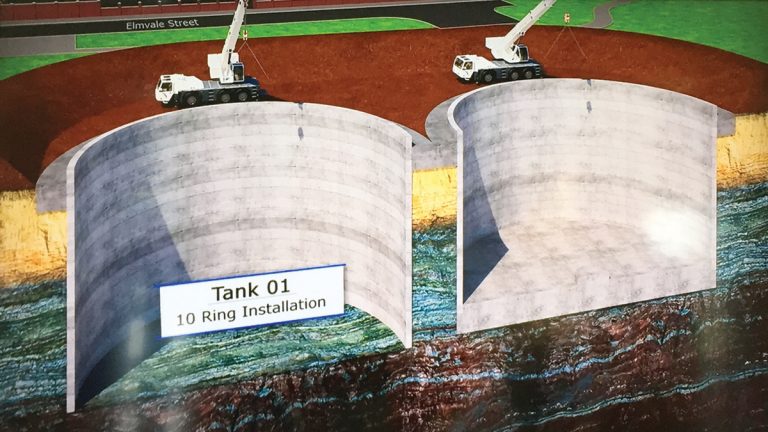 Tank and VacFlush construction sequence 2/4 - Courtesy of Solius