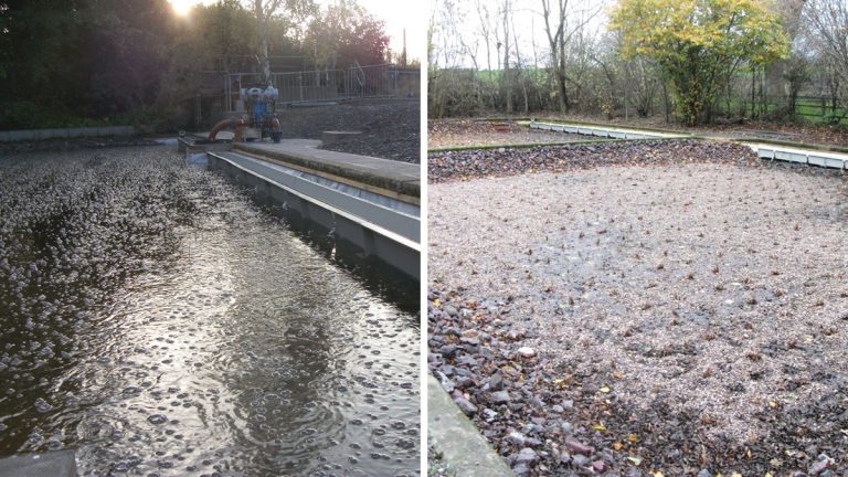 Aerated reed bed - Courtesy of Mott MacDonald Bentley Ltd