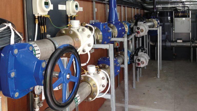 Pilot Plant - Chemical Dosing Pipelines - Courtesy of Severn Trent Water