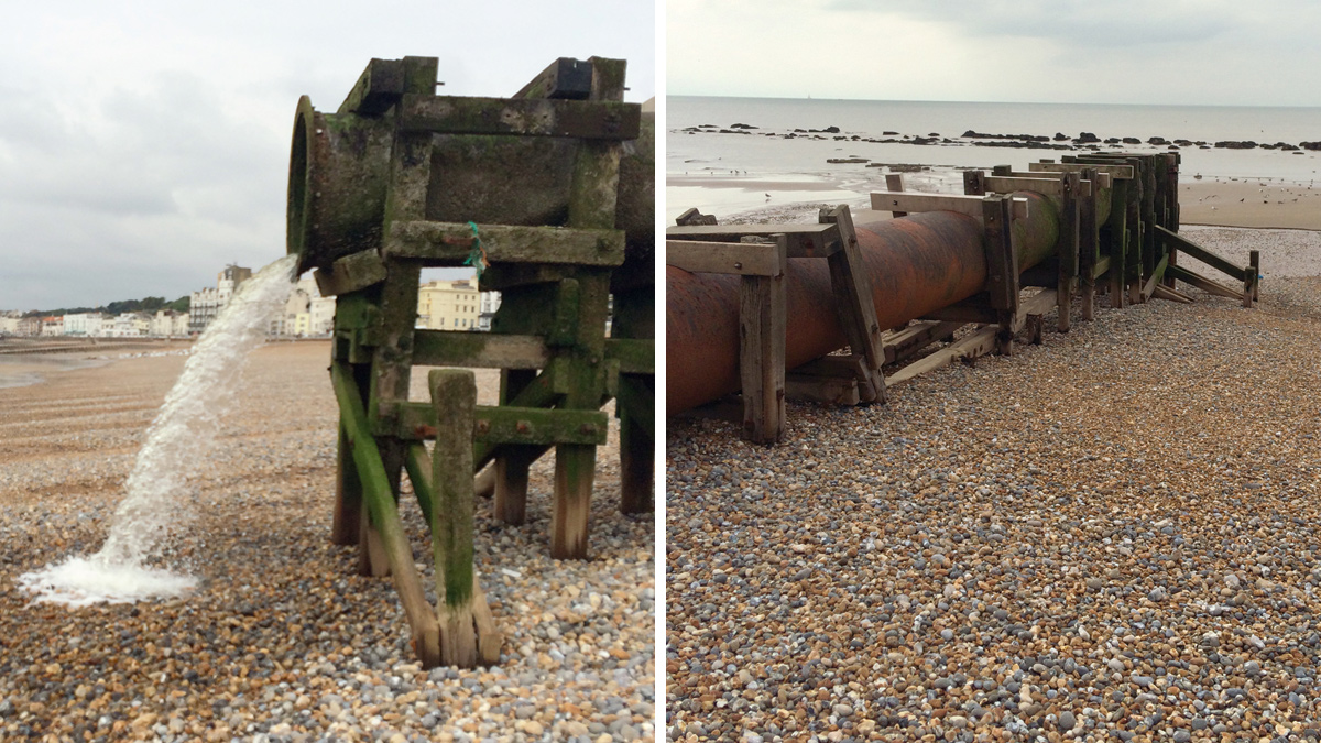 Denmark Place outfall - Courtesy of MWH