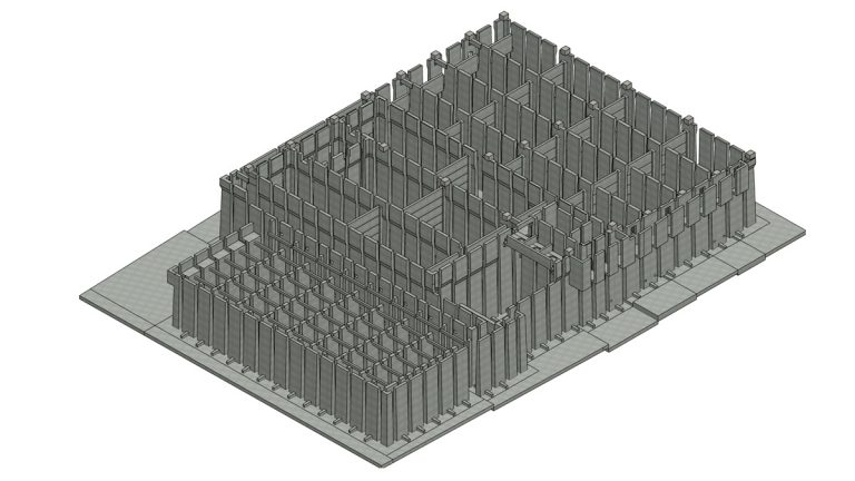 Carlow Precast panels that form the ASP and MBR structure - Courtesy of 4Delivery