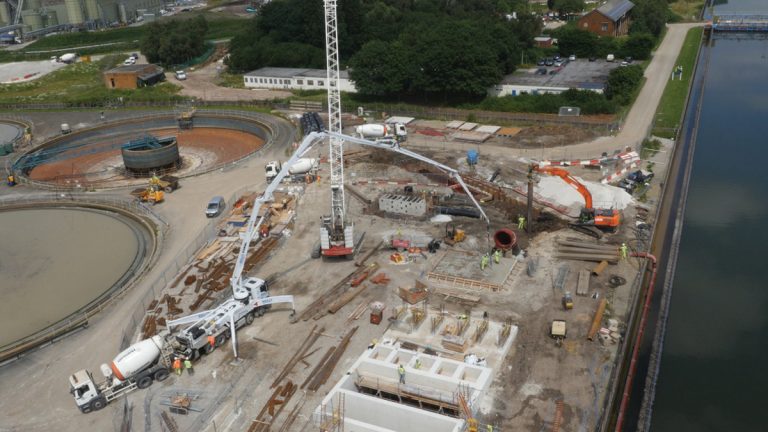 Pumping station under construction - Courtesy of United Utilities and Laing O’Rourke