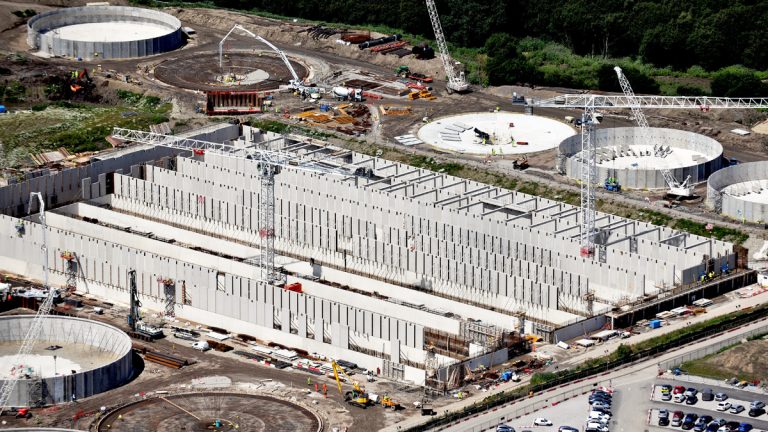 Davyhulme WwTW modernisation - Courtesy of United Utilities and Laing O’Rourke