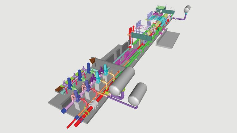 3D images of the pipeline - Courtesy of advance JV