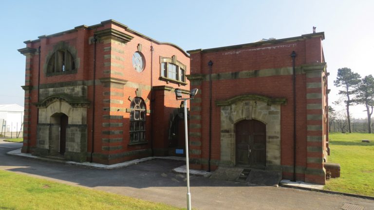 The original borehole pumping station at Bickerstaffe built in 1939 - Courtesy of advance JV