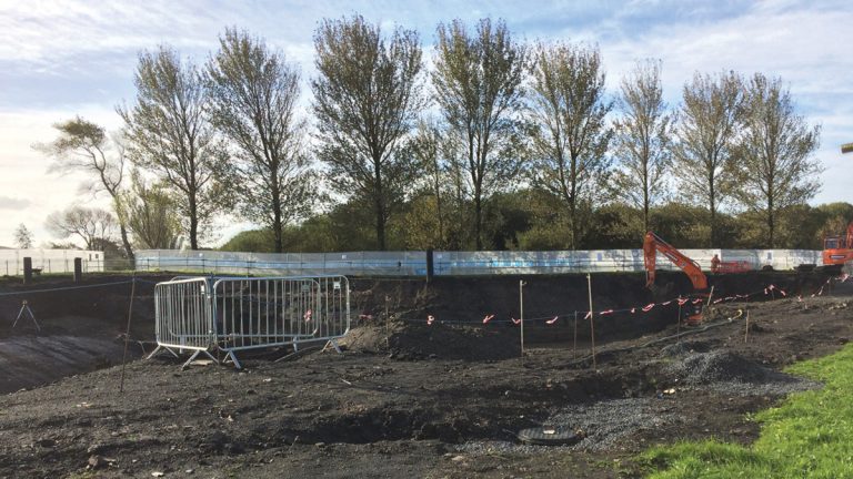 Cambrian North basin during excavation (October 2016) - Courtesy of Arup