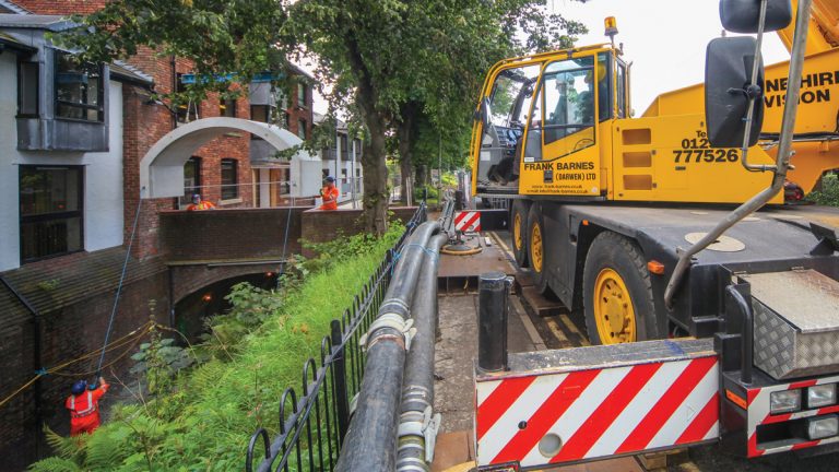 VolkerBrooks installed 36 (No.) precast units within a lane closure on the busy adjacent road