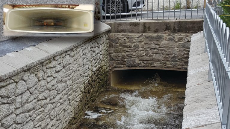 Completed glass reinforced plastic (GRP) liner installation - Courtesy of JBA Bentley Ltd