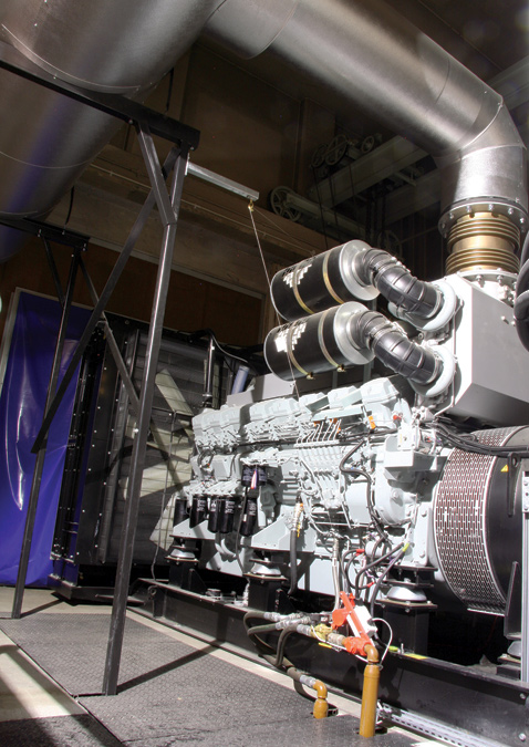 New 1736kVA standby generator at Langham PS - Courtesy of NWG