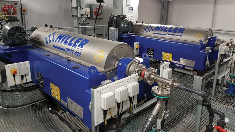 Duty/standby centrifuges - Courtesy of Trant Engineering Ltd