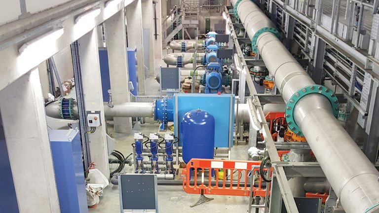 During construction - 3 (No.) UV Streams in service - Courtesy of Trant Engineering Ltd