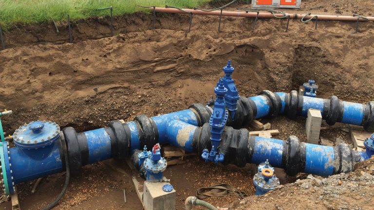 Dewatering system - Courtesy of Caledonia Water Alliance