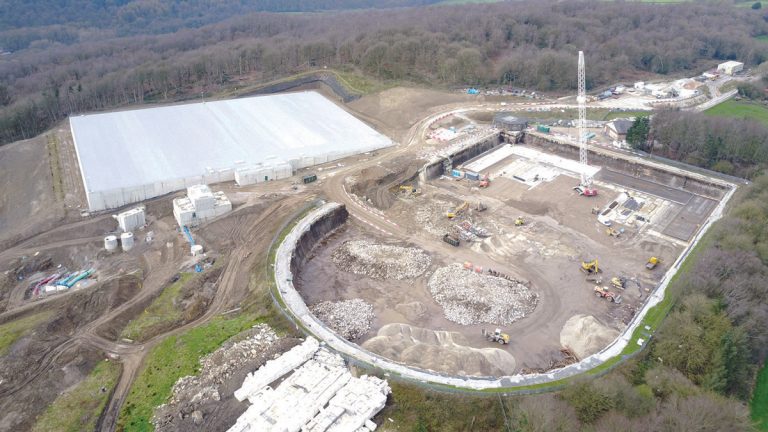Aerial photographs showing completed Phase 1 and Phase 2 under construction - Courtesy of Laing O’Rourke/NMCNomenca
