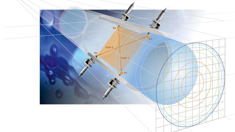 Nivus wetted ultra-sonic flow meter - Courtesy of Laing O’Rourke/NMCNomenca