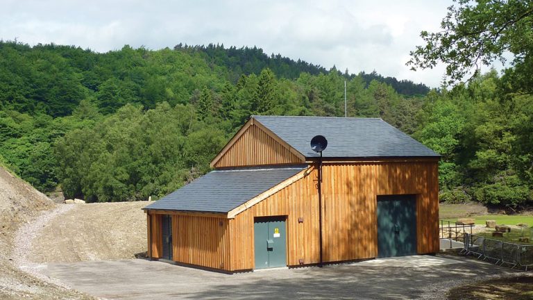 Turbine house - Courtesy of Severn Trent Green Power