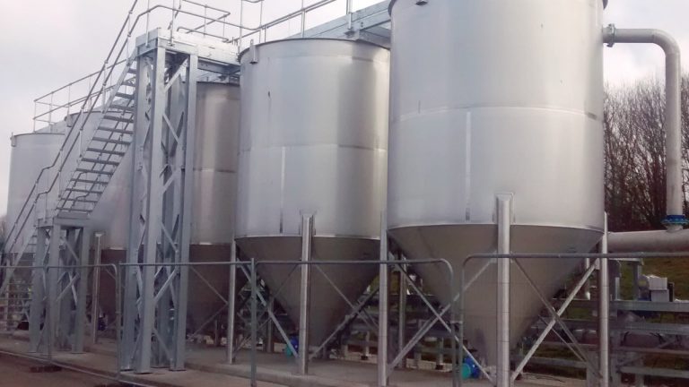 Modular access steelwork installed - Courtesy of NMCNomenca