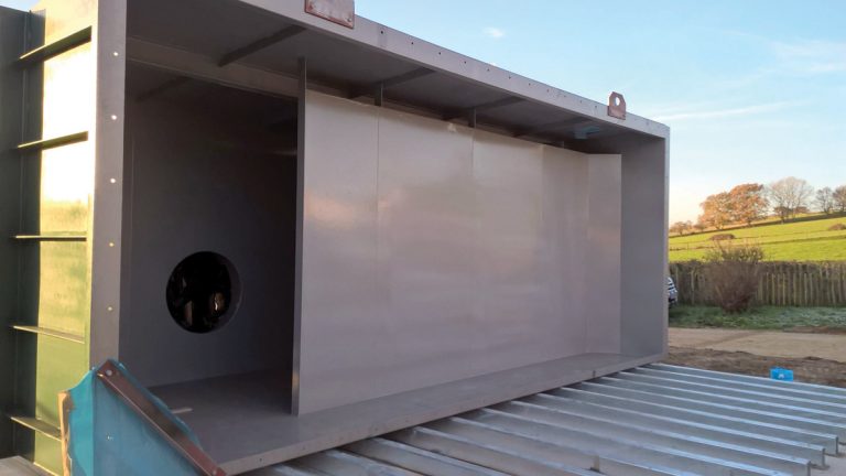 Internal view of tank section - Courtesy of Ensica Browne