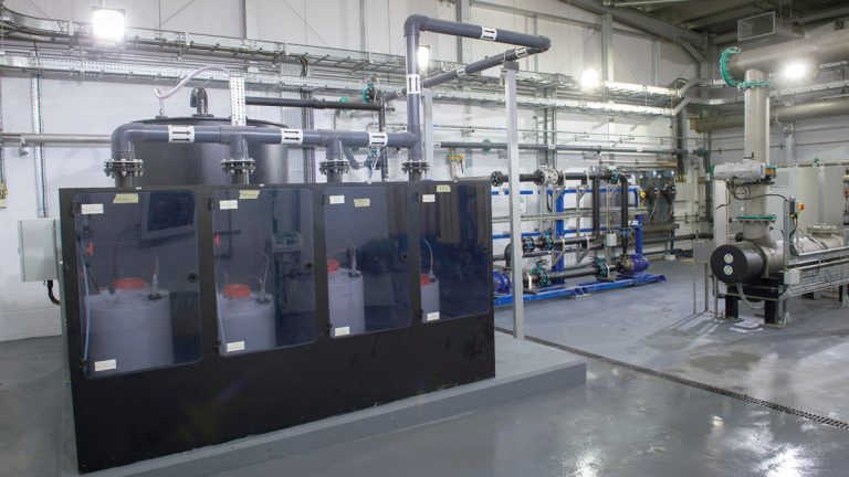 Clean-in-place chemical rig - Courtesy of South East Water/Ady Kerry