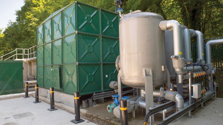 Part of washwater recovery system - Courtesy of South East Water/Ady Kerry