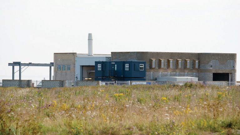 Margate WPS is located at Foreness Point and combines flows from the Margate catchment and Broadstairs WPS - Courtesy of Southern Water