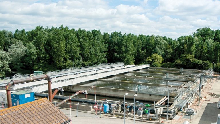 The site is bordered to the north and east by recreational area - Courtesy of Southern Water