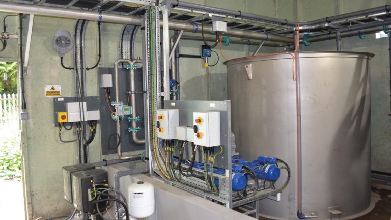 New poly make up plant for Centrifuge - Courtesy of South West Water Delivery Alliance H5O