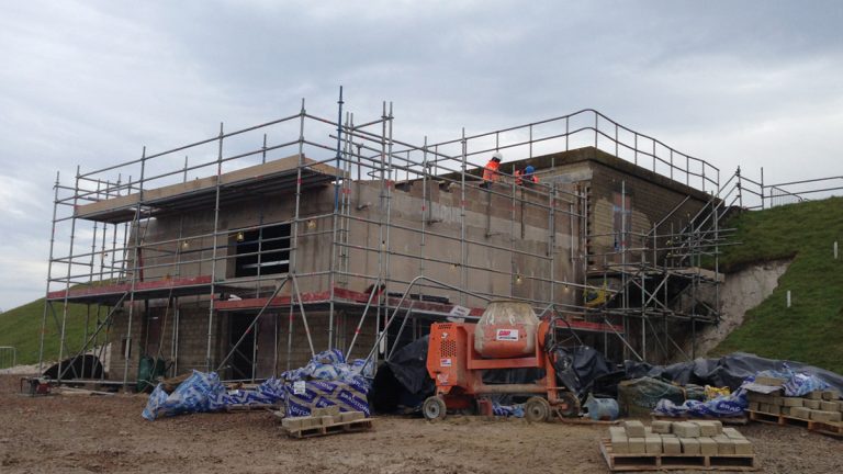 New Whitefield C Water Booster Station under construction - Courtesy of SMB