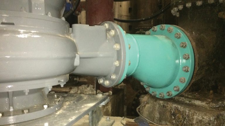 DSPS plinth bracket - Courtesy of Optimise/MWH