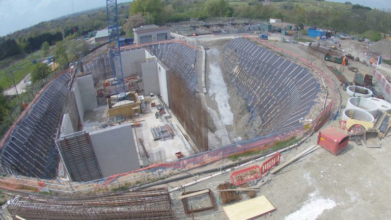 Royton WwTW - Detention tank - Courtesy of United Utilities