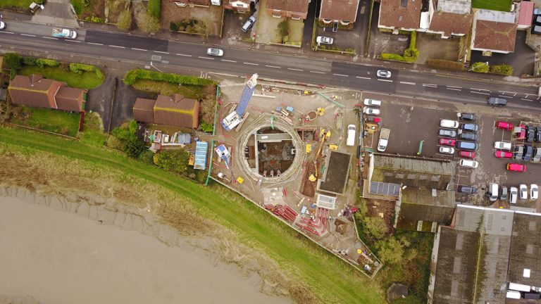 Bristol Rd SPS - whole site showing constraints - Courtesy of Wessex Water