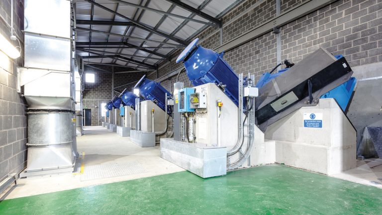 The motor hall required piles for support over the soft organic clay alluvium - Courtesy of Black & Veatch