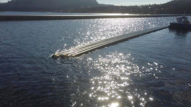 Pipe delivery by sea to Teesport - Courtesy of Pipelife Norge AS