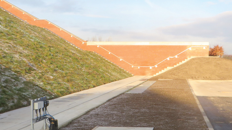 Consultations led to a brick finish sympathetic to the local houses - Courtesy of Black & Veatch