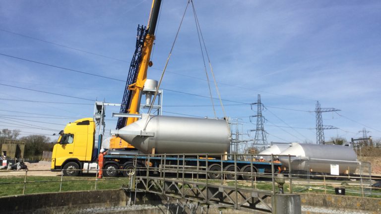 Off-loading pre-assembled filters - Courtesy of @one Alliance