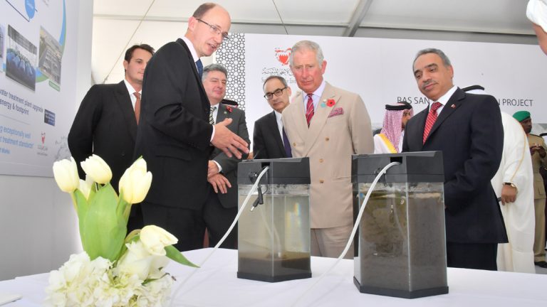 HYBACS sludge after 2 minutes settlement - Courtesy Bluewater Bio Ltd