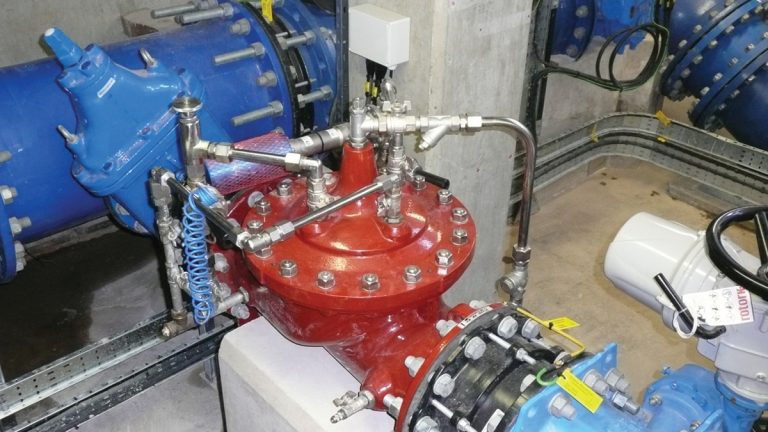 PRV cross connection between the SRS and Brent Knoll Mains - Courtesy of Bristol Water