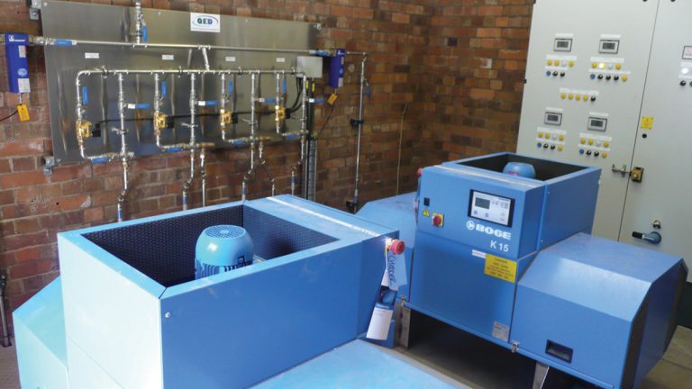 New surge compressors and controls by QED - Courtesy of Bristol Water