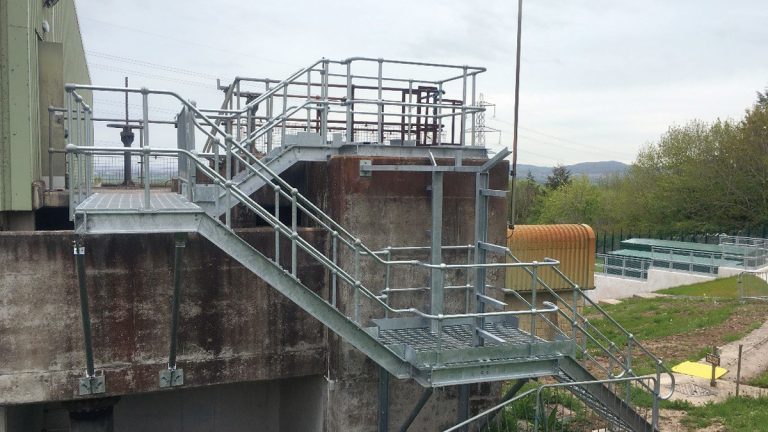 Coagulation and flocculation tanks - Courtesy of Skanska UK
