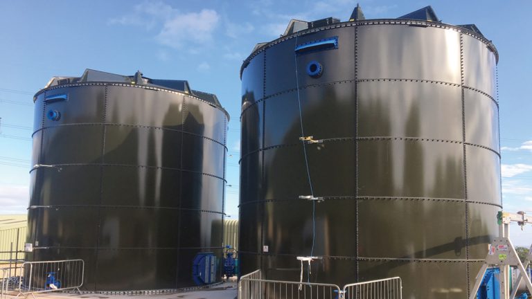 Clean backwash tanks - Courtesy of Skanska UK