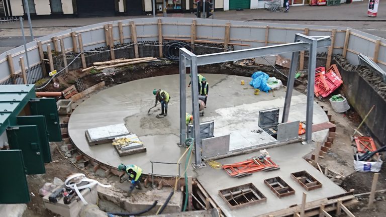 Completion of Galgorm WwPS shaft - Courtesy of NI Water